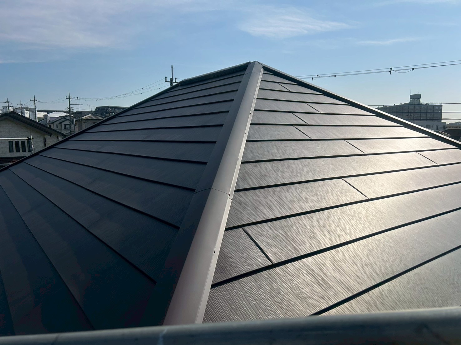 施工後の屋根