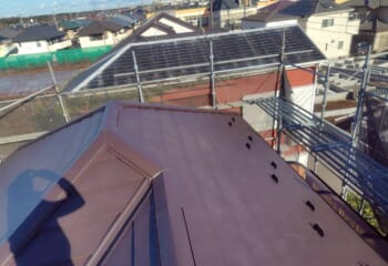 千葉県袖ケ浦市 - スレート屋根をテイガクルーフで屋根カバー工法リフォーム