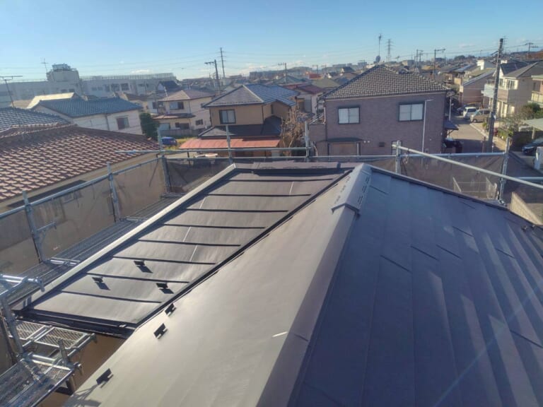 施工後の屋根