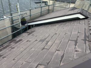 アスベストの含まれるスレート屋根