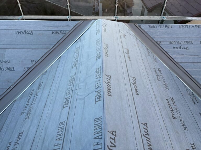 ルーフィングを設置