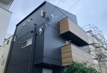 外壁リフォームした家