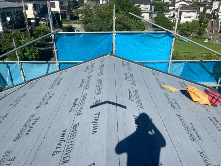 ルーフィング設置