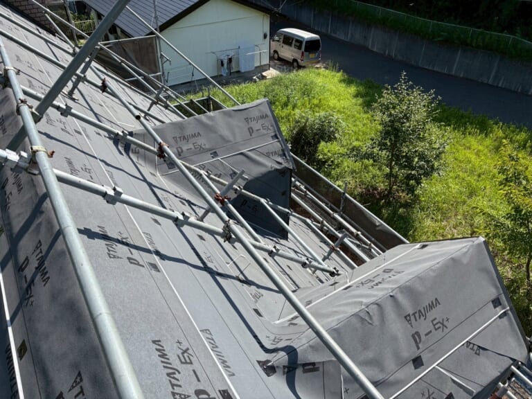 ルーフィングの設置