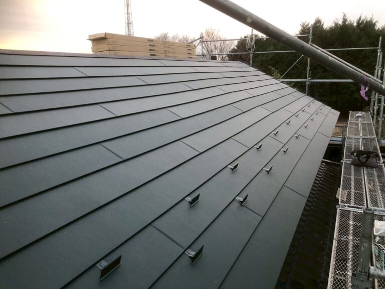 施工後の屋根