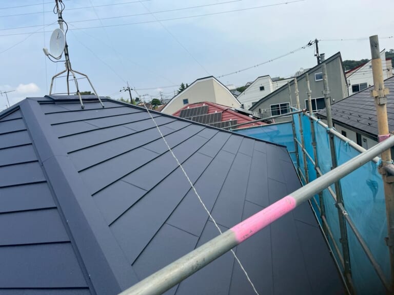 施工後の屋根