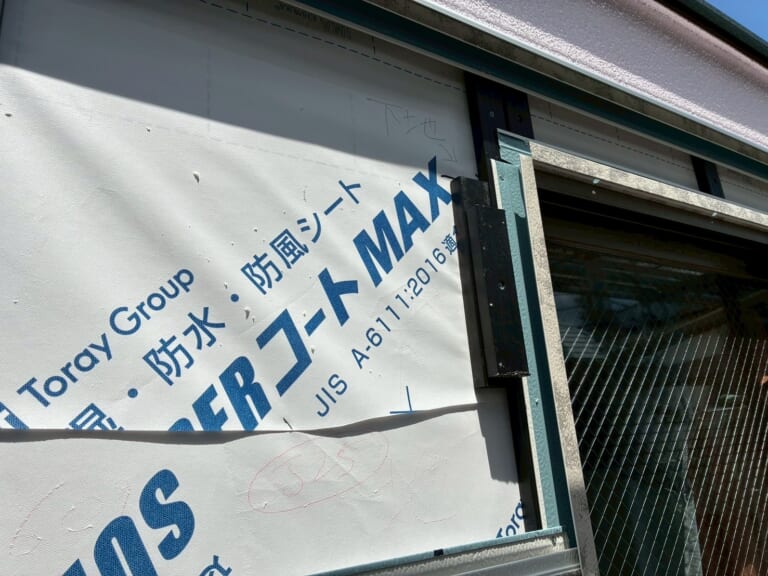 透湿防水シートの写真