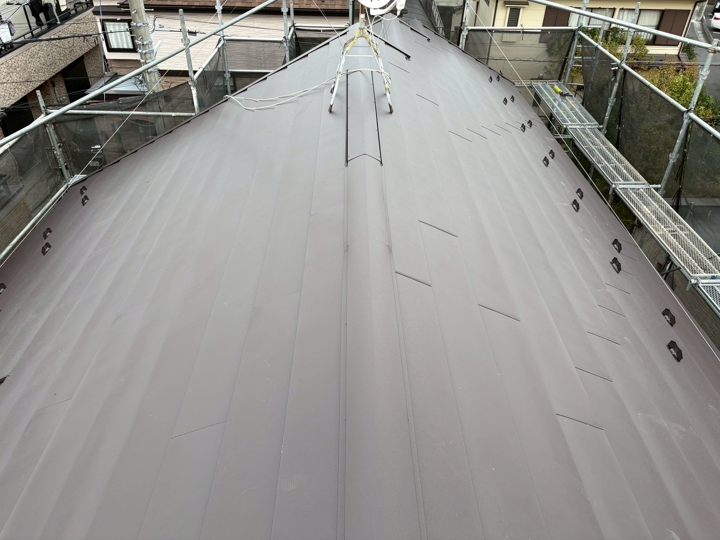 施工後の屋根