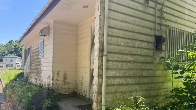 工事前の外壁の写真