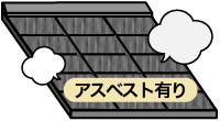 スレート屋根(アスベスト有り)
