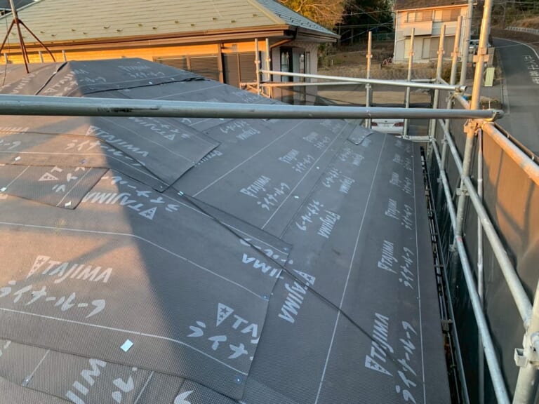 ルーフィング施行