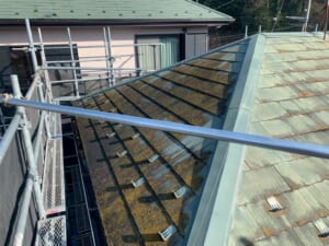 テイガク工事前の屋根