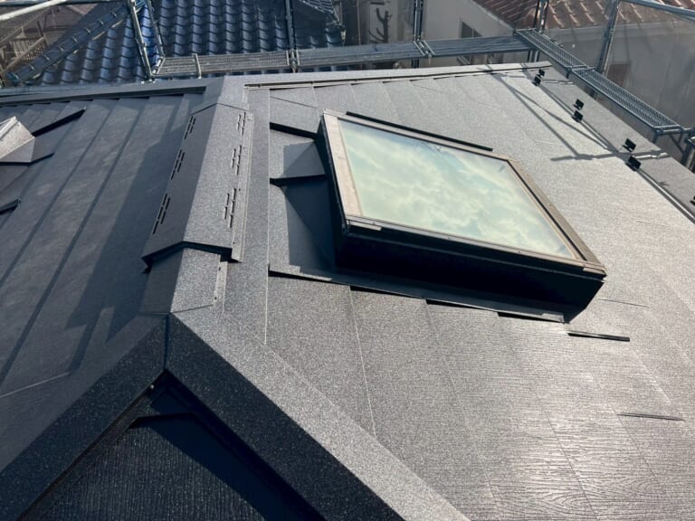 天窓周囲の板金交換