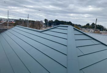 千葉県柏市 - スーパーガルテクトで超高耐久屋根へ屋根リホーム