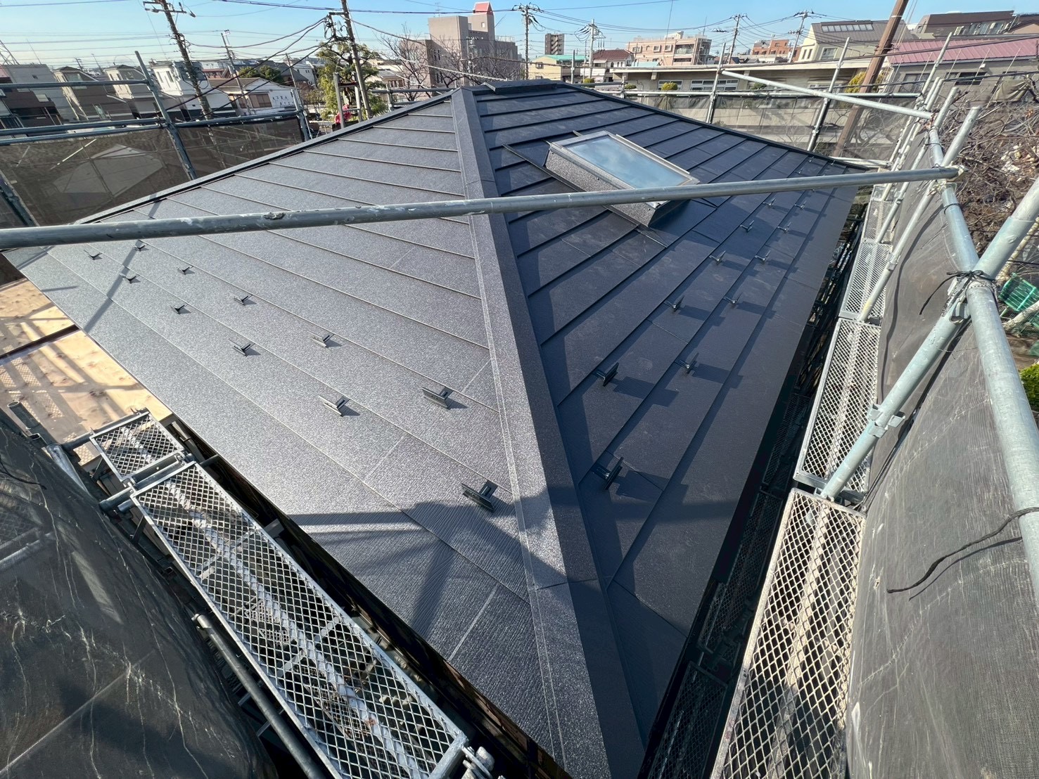 施工後の屋根