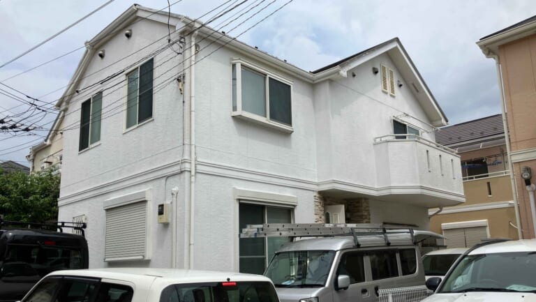 工事前の外壁の写真