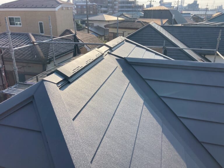施工後の屋根