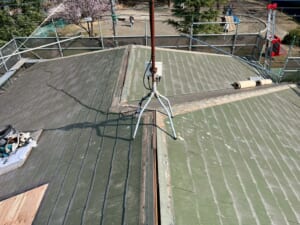 ノンアスベストのスレート屋根