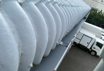 千葉県市川市 - 破損した軒樋の交換工事