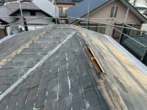 施工前の屋根