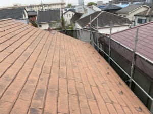 施工前の屋根