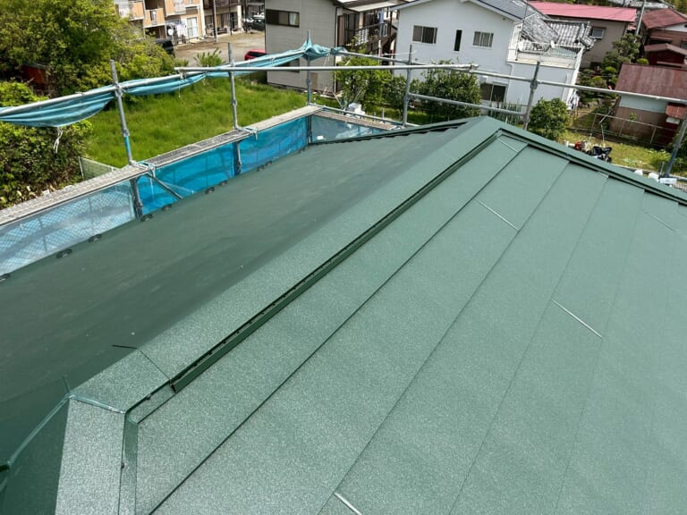 施工後の屋根