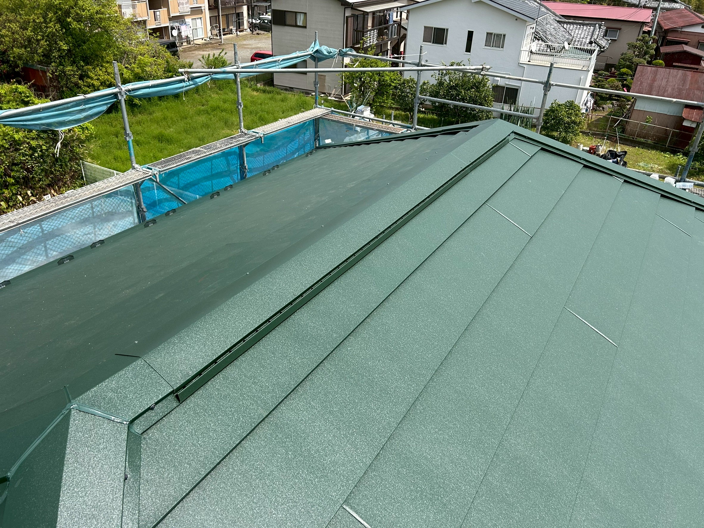 工事後の屋根