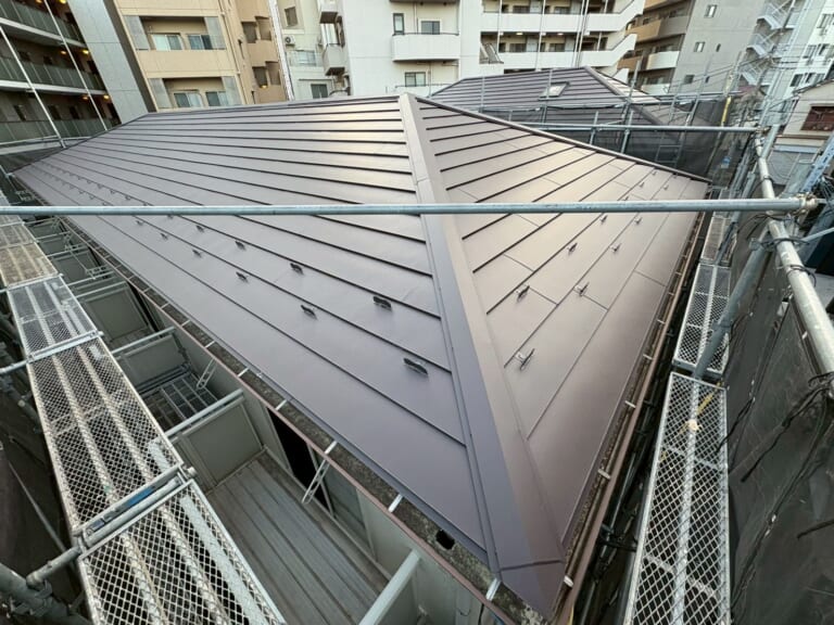 施工後の屋根