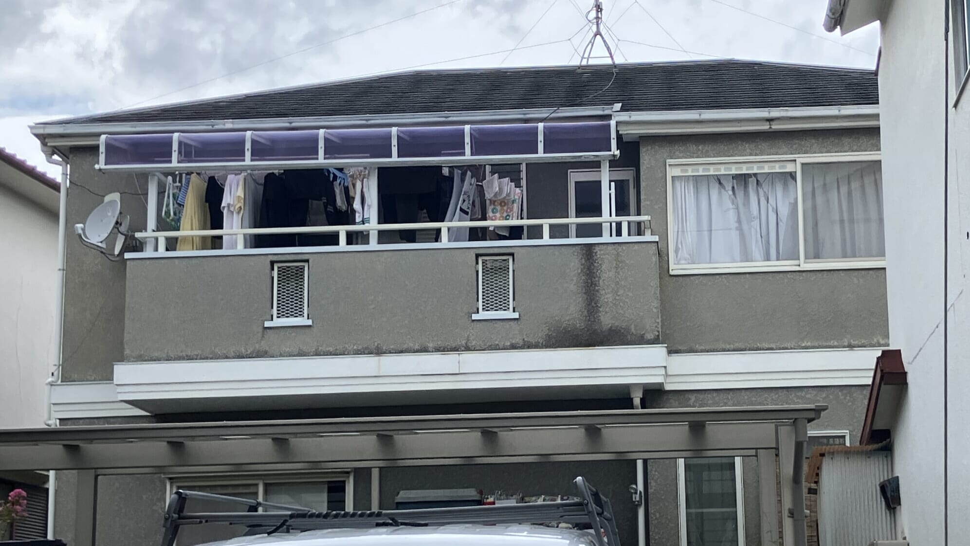 施工前の外壁