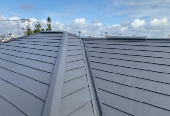 茨城県土浦市 - ドーマーを解体しスーパーガルテクトで屋根カバー工法