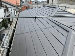 サムネイル画像 東京都江戸川区 - パミールをスーパーガルテクトで屋根カバー