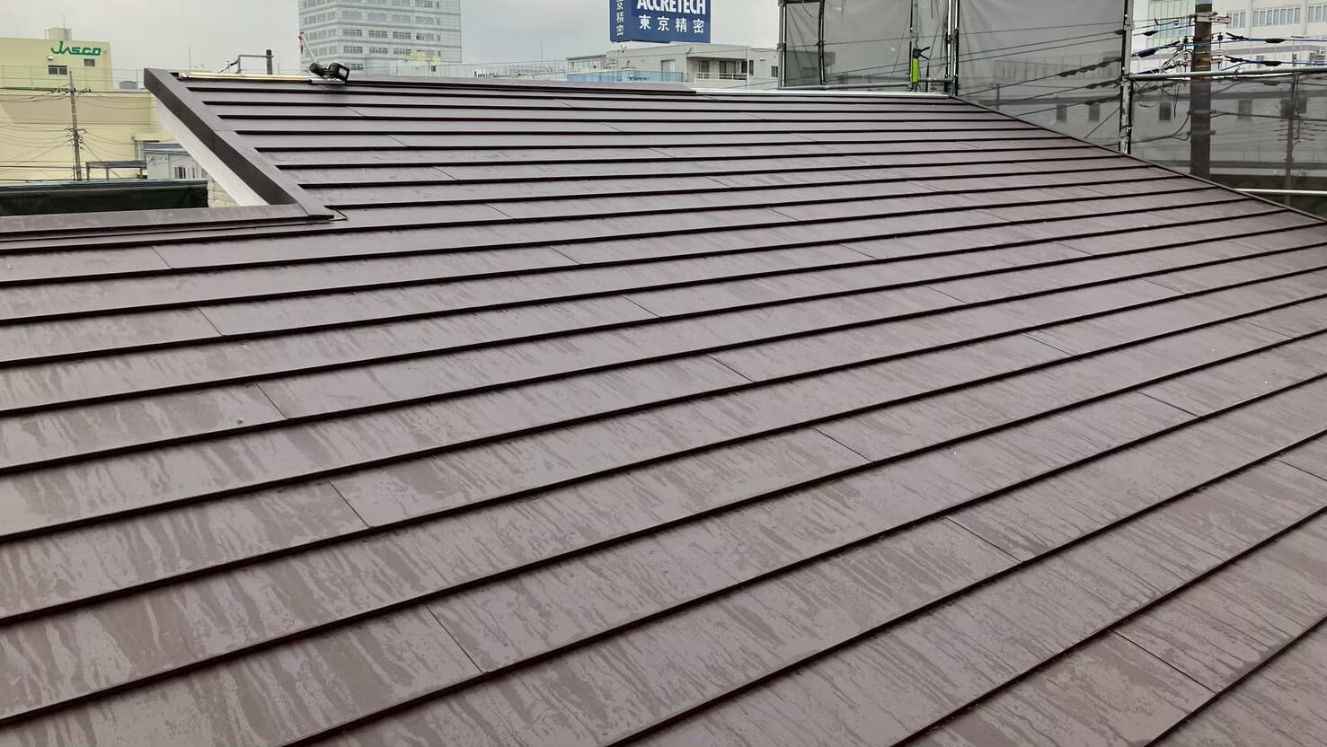 施工後の屋根