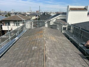 施工前の屋根