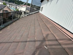 施工前の屋根