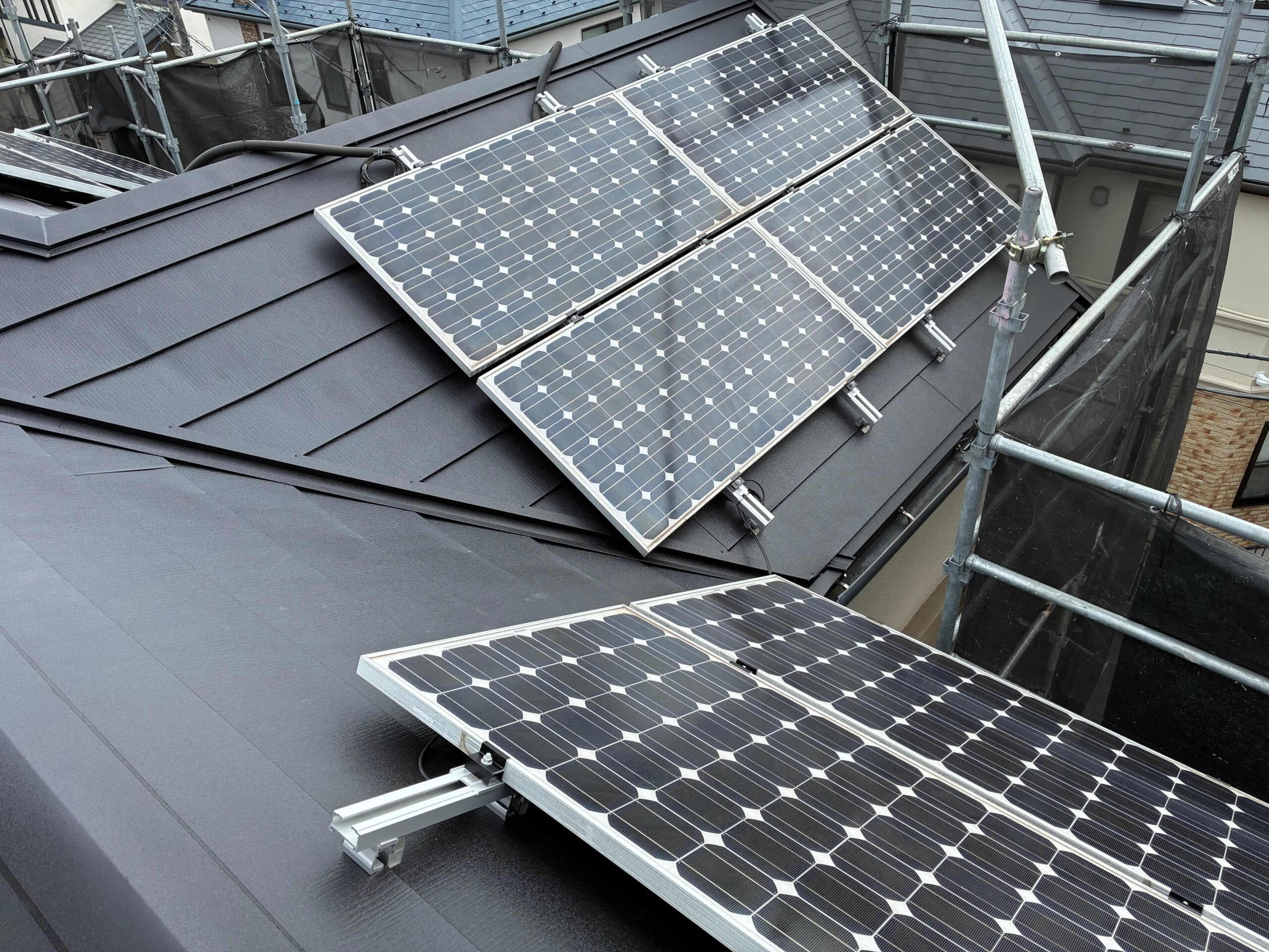 太陽光パネルの設置