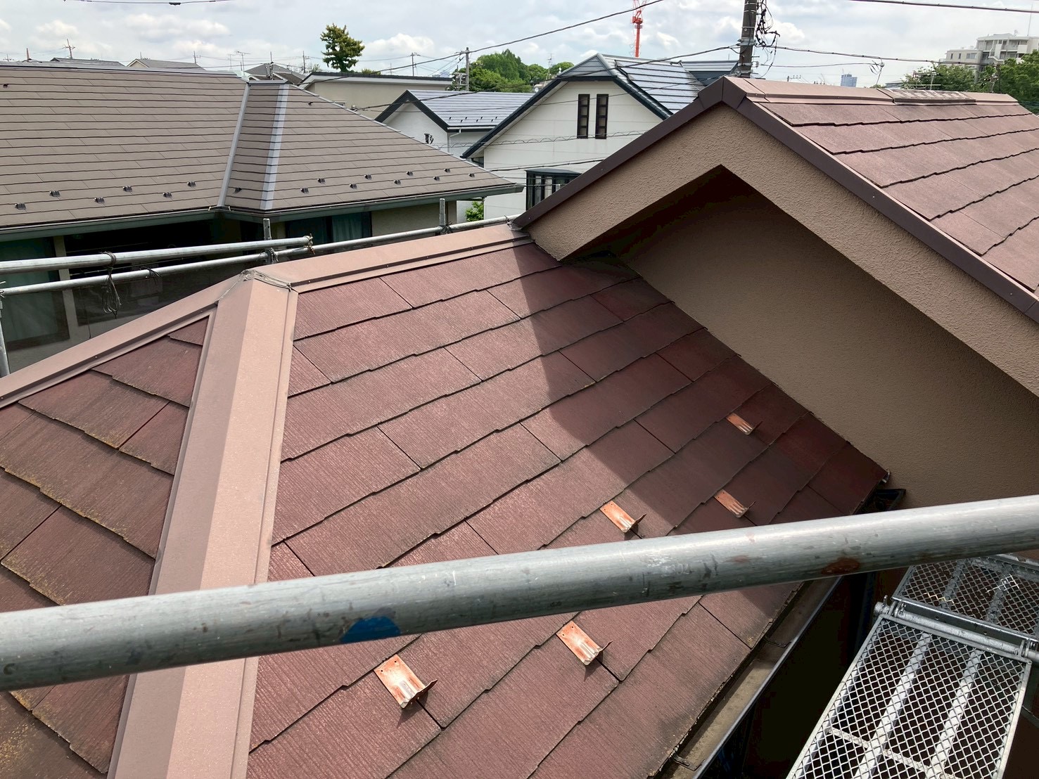 ノンアスベストのスレート屋根