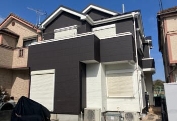 千葉県柏市 - 瓦屋根をスーパーガルテクトへ葺き替え・外壁を金属サイディングに改修