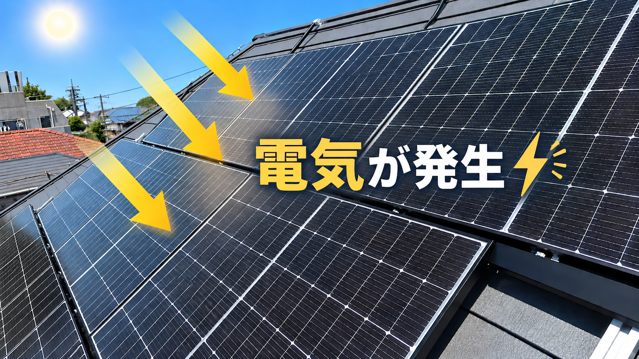 電気が発生