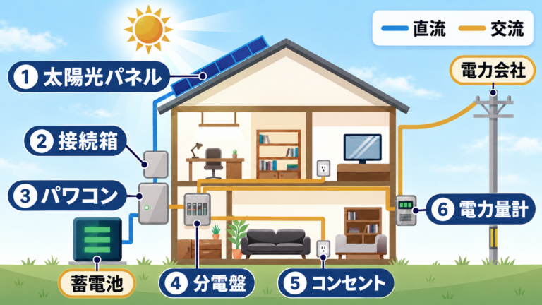 太陽光発電システムの構成